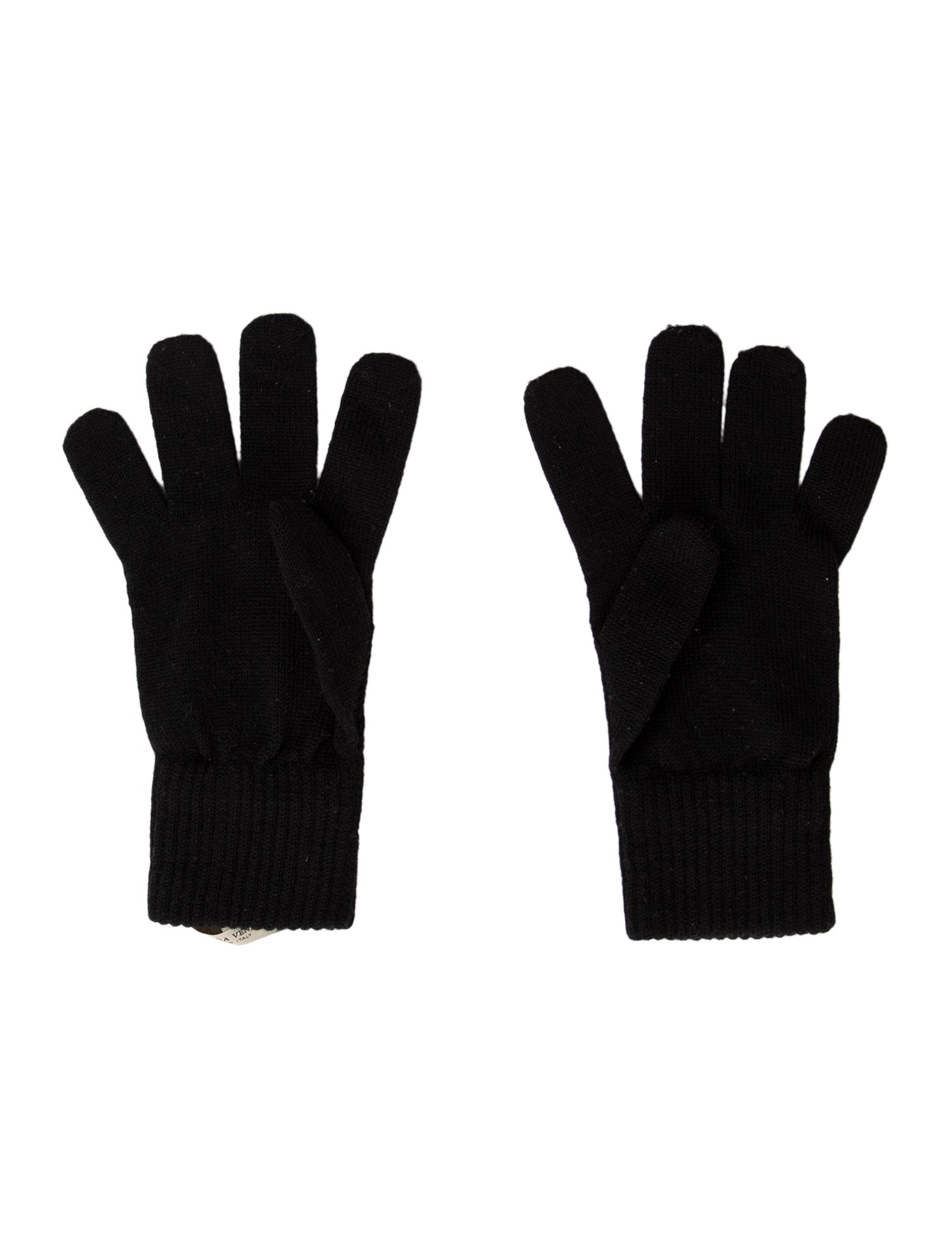 Bottega Veneta Woven Pattern Knit Gloves