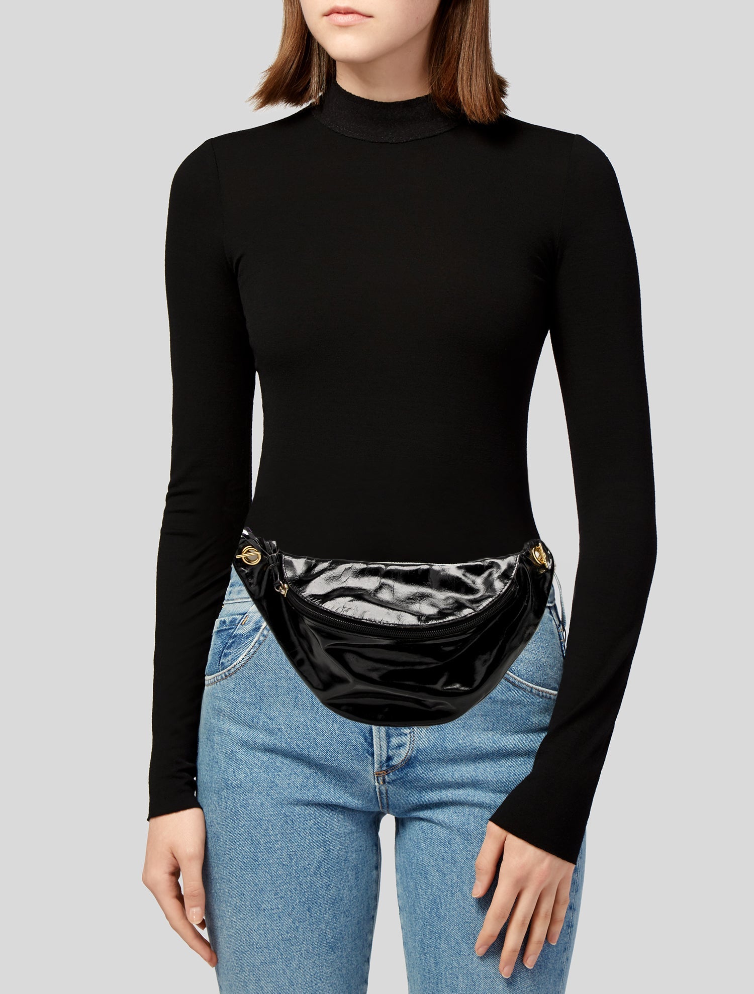 Bottega Veneta Patent Leather Belt Bag