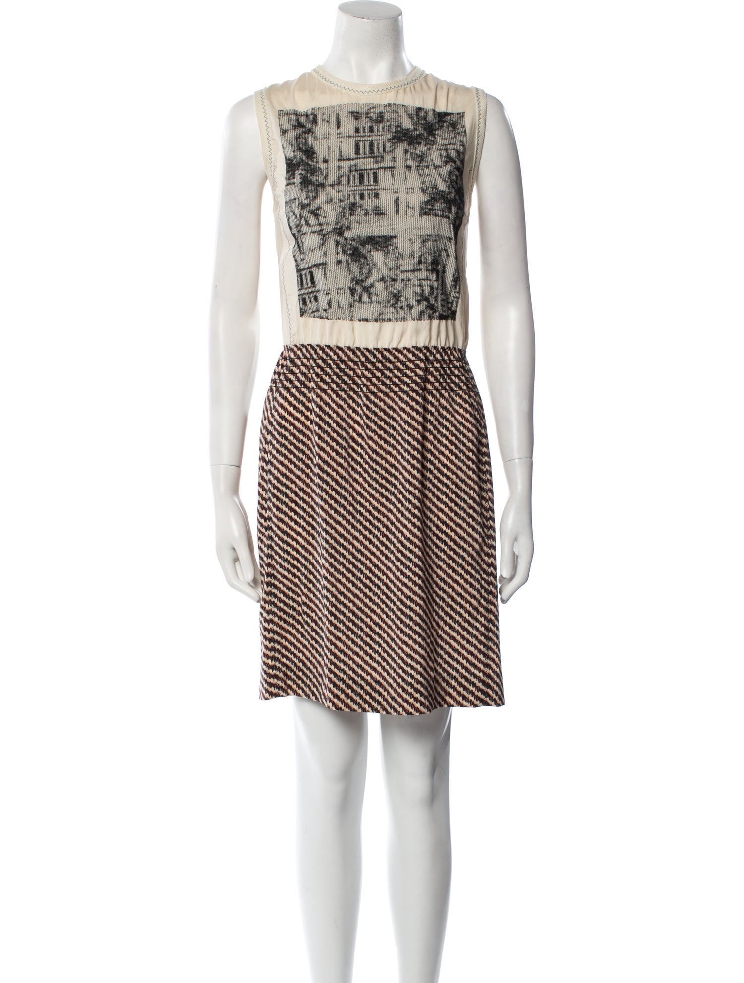 Bottega Veneta Silk Knee-Length Dress