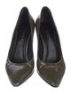 Bottega Veneta Intrecciato Weave Patent Leather Pumps