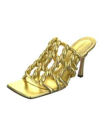 Bottega Veneta Leather Slides