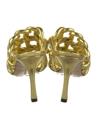 Bottega Veneta Leather Slides