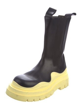Bottega Veneta Leather Rain Boots