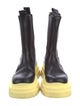 Bottega Veneta Leather Rain Boots