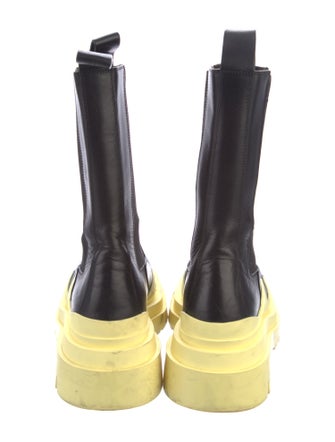 Bottega Veneta Leather Rain Boots