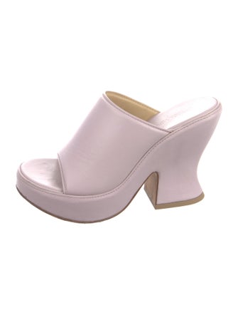 Bottega Veneta Leather Slides