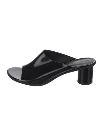 Bottega Veneta Patent Leather Slides