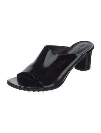 Bottega Veneta Patent Leather Slides