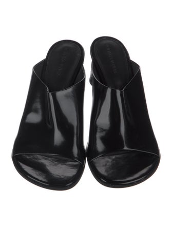 Bottega Veneta Patent Leather Slides