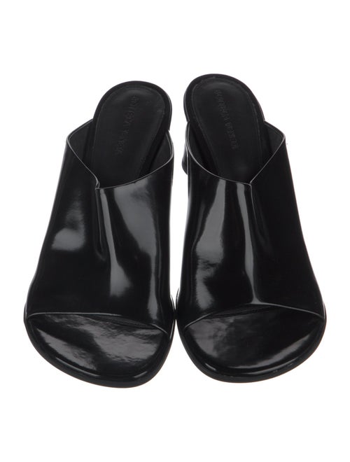 Bottega Veneta Patent Leather Slides