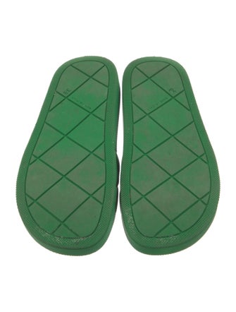 Bottega Veneta Intrecciato Weave Rubber Slides