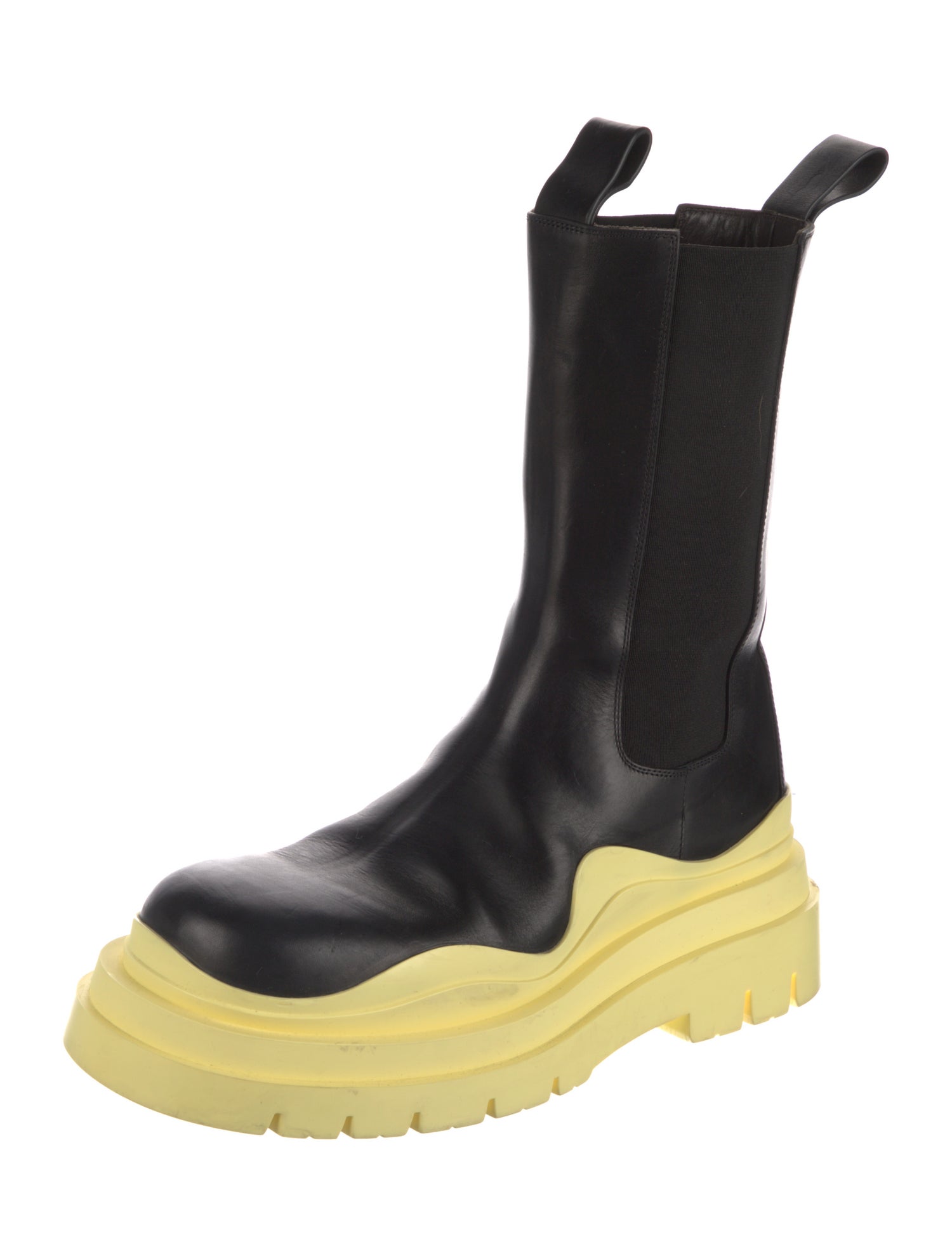 Bottega Veneta Leather Rain Boots