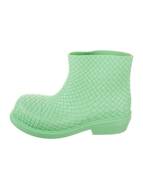 Bottega Veneta Intrecciato Weave Rubber Rain Boots