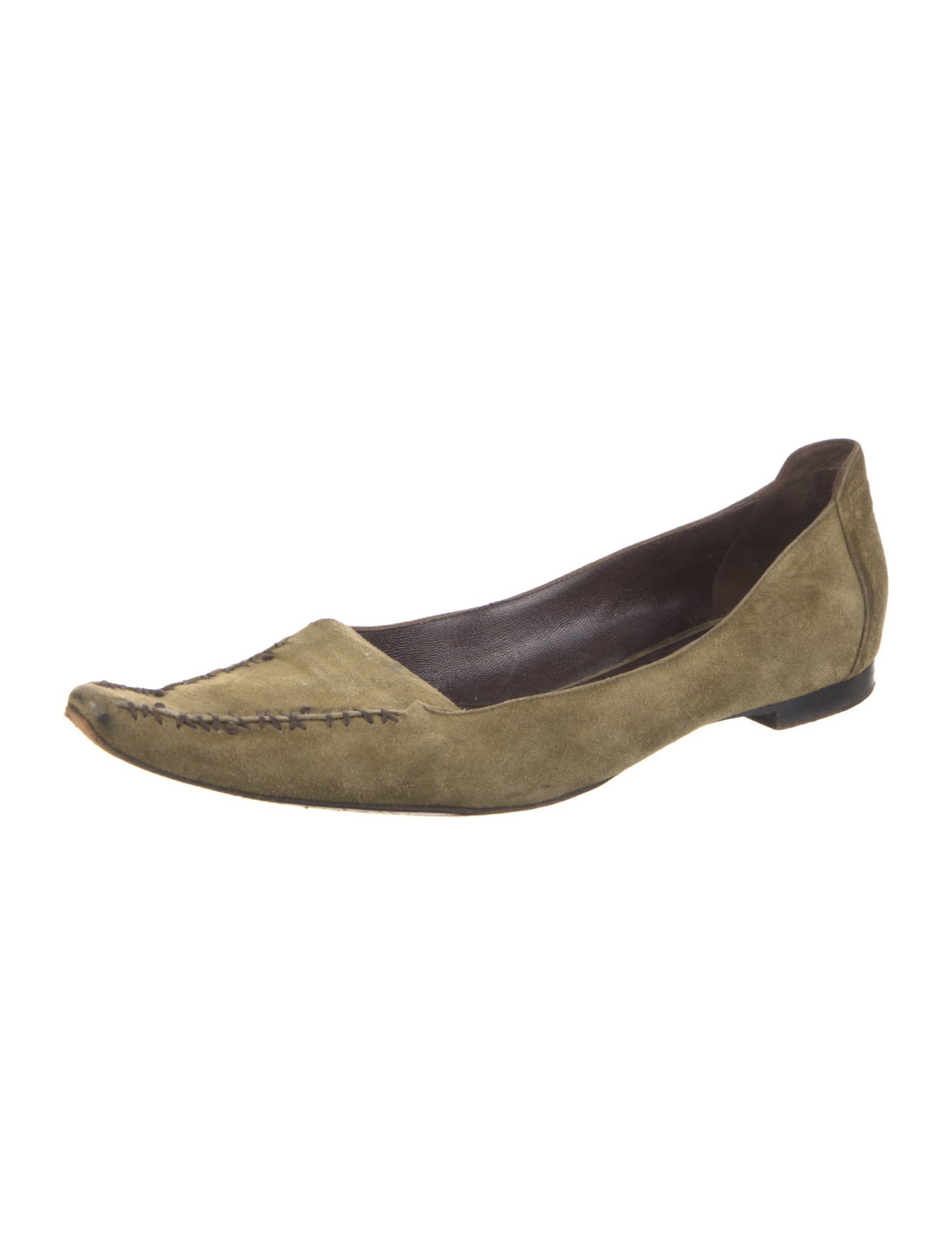 Bottega Veneta Suede Flats