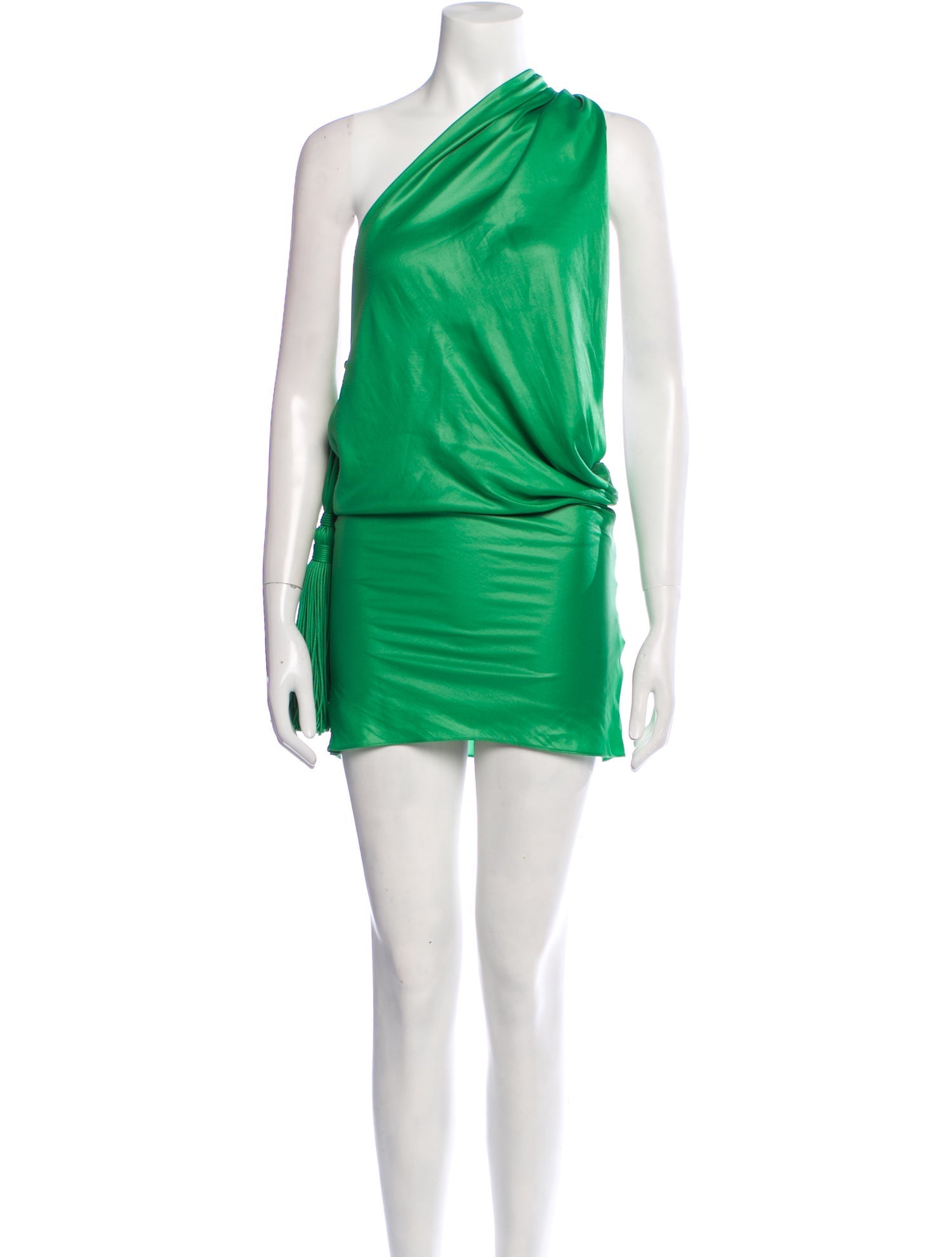 Bottega Veneta One-Shoulder Mini Dress