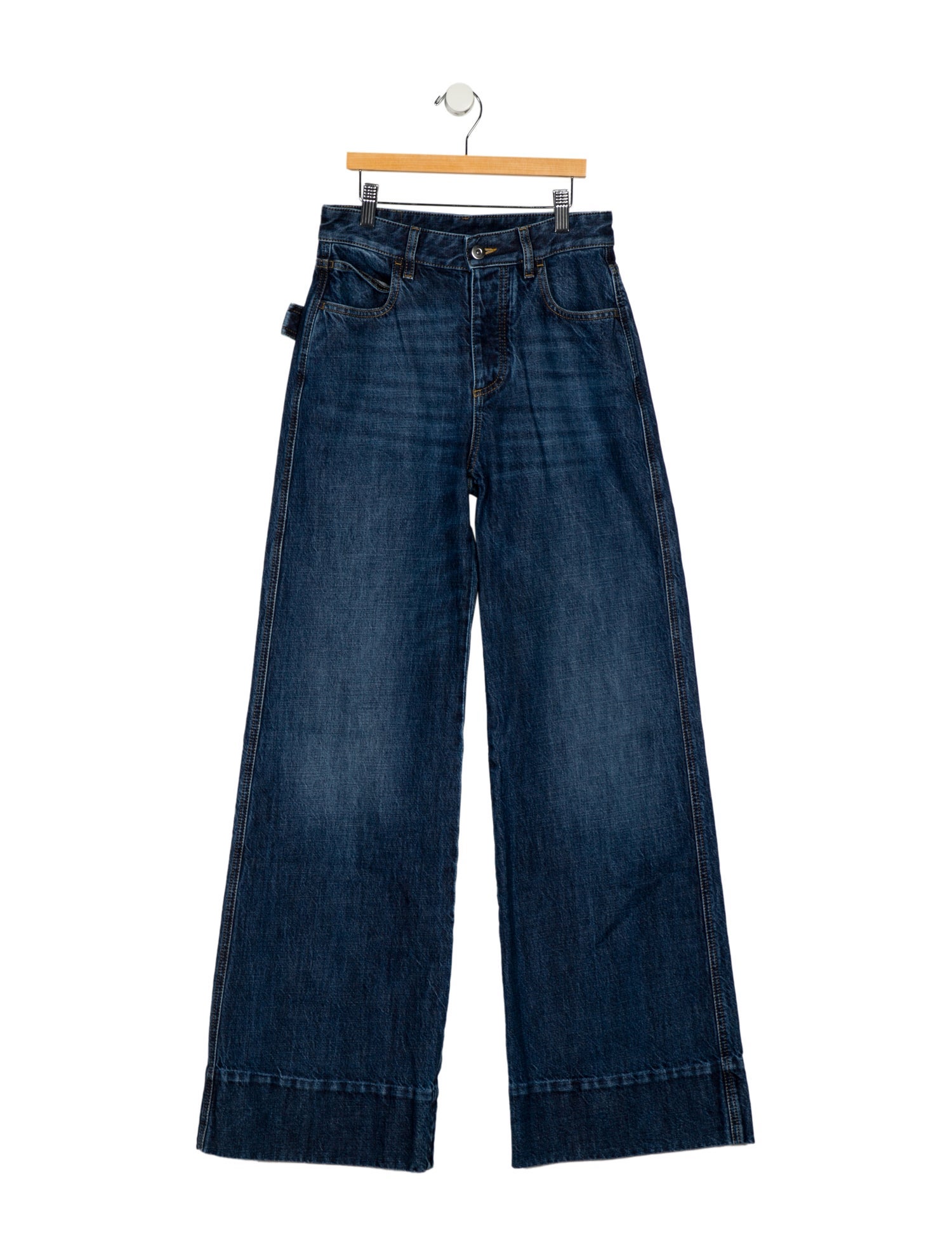 Bottega Veneta High-Rise Wide Leg Jeans w/ Tags