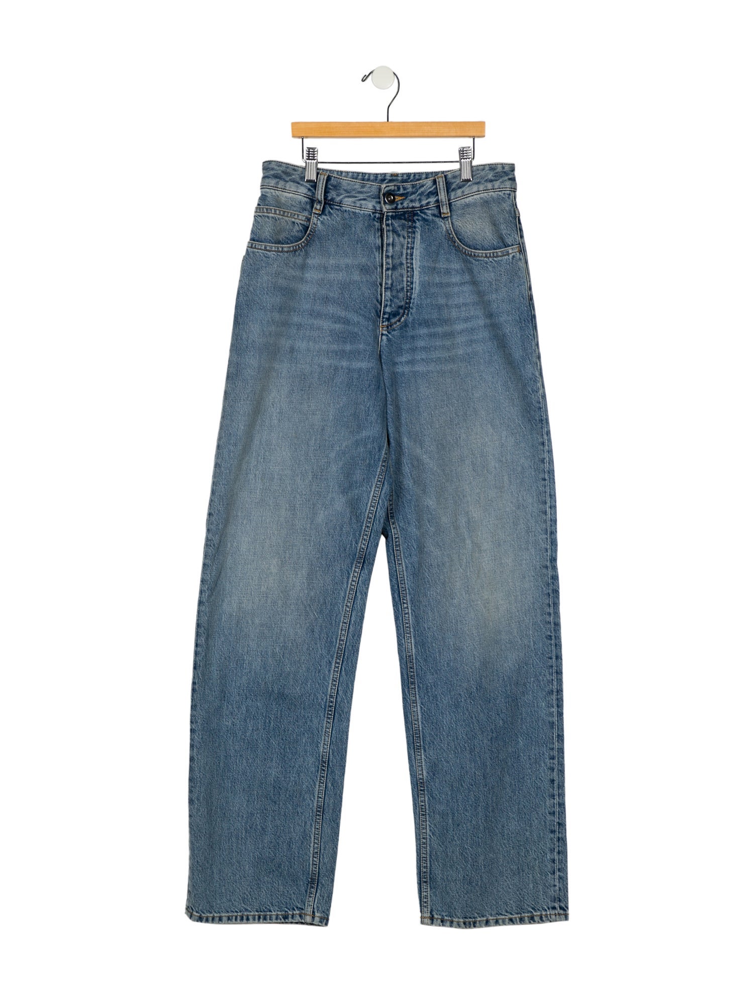 Bottega Veneta High-Rise Wide Leg Jeans