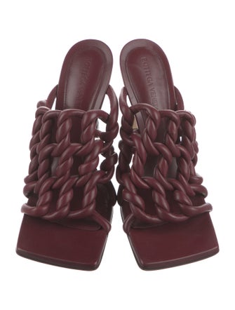 Bottega Veneta Leather Slides