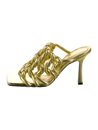 Bottega Veneta Leather Slides