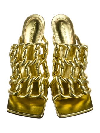 Bottega Veneta Leather Slides