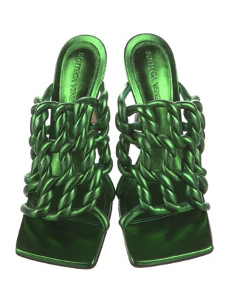 Bottega Veneta Leather Slides