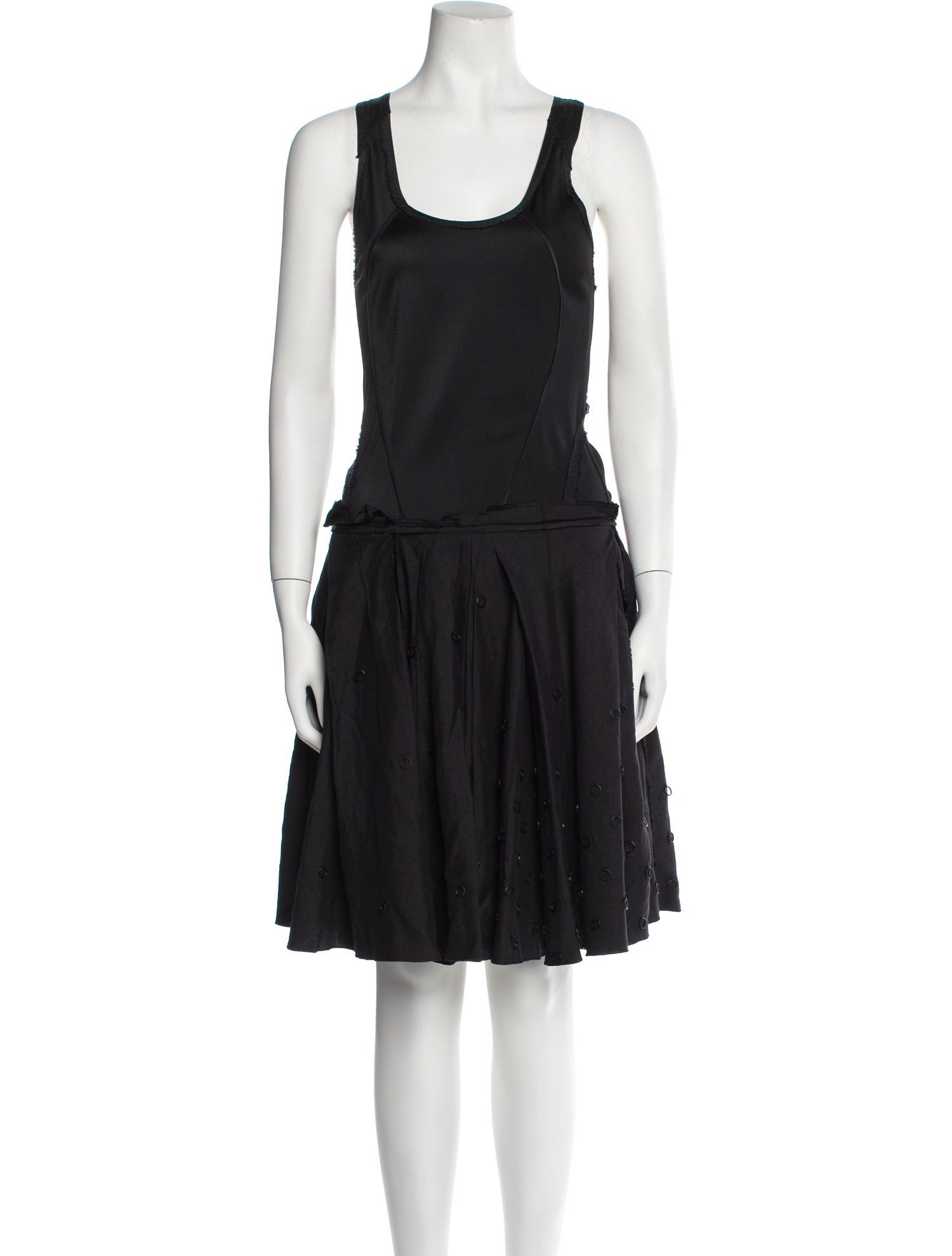 Bottega Veneta Scoop Neck Knee-Length Dress