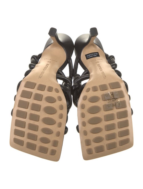 Bottega Veneta Leather Floral Print Slides