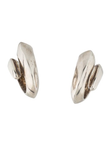 Bottega Veneta Hoop Spiral Earrings