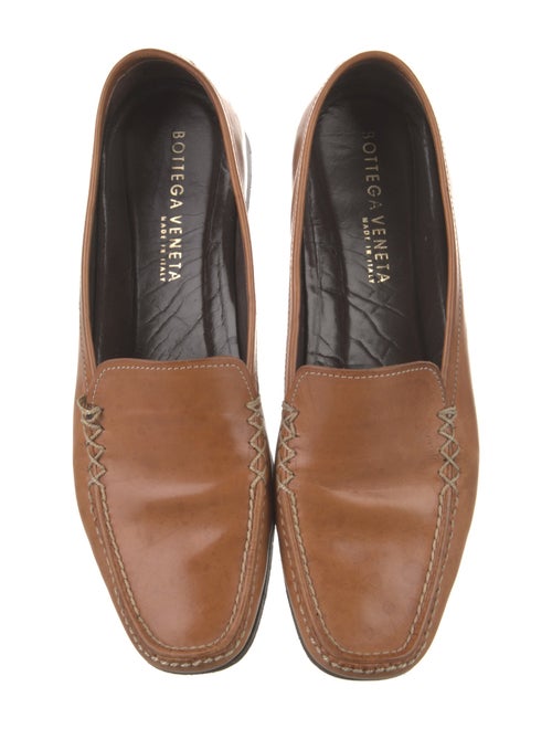 Bottega Veneta Intrecciato Weave Leather Loafers