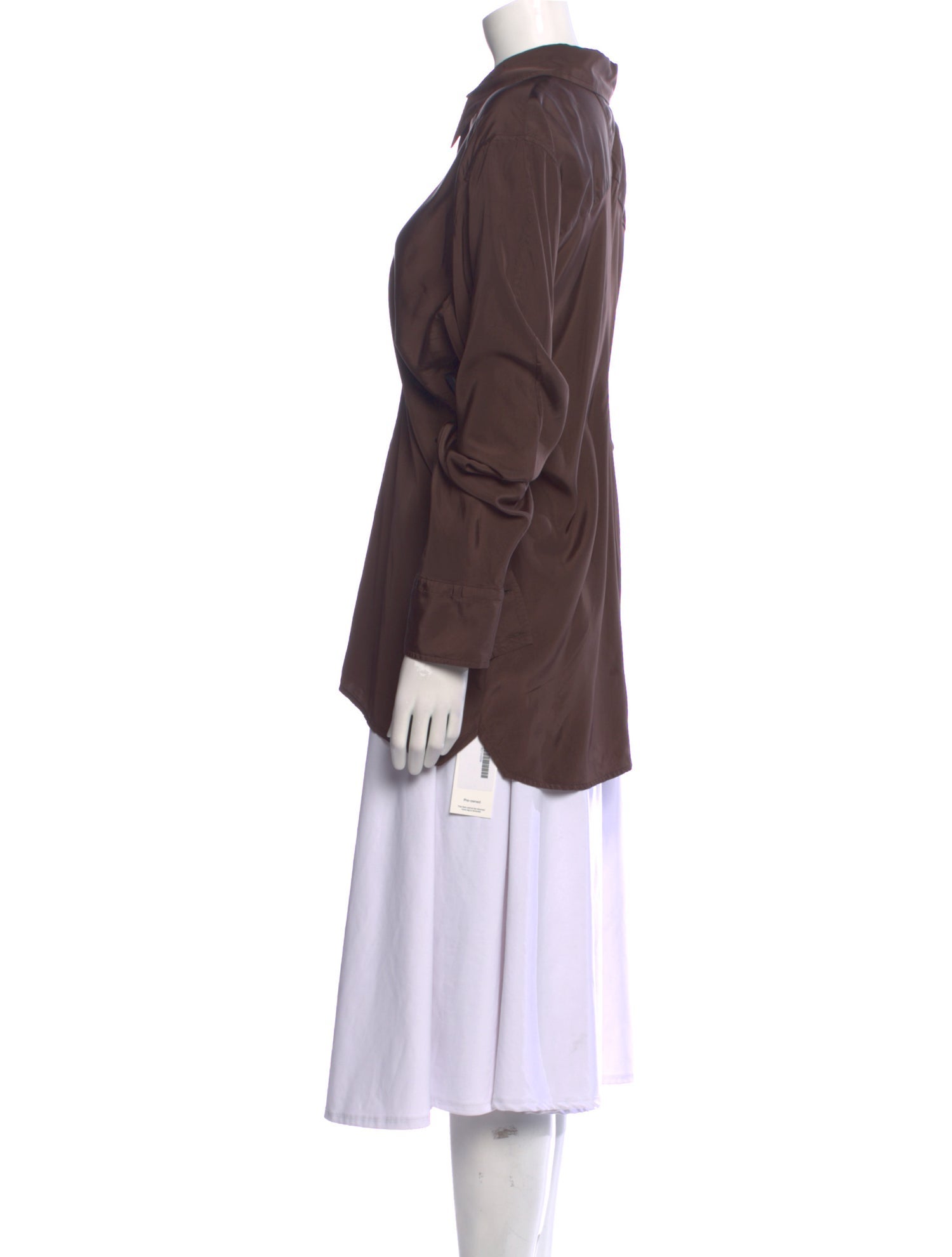 Bottega Veneta Long Sleeve Button-Up Top