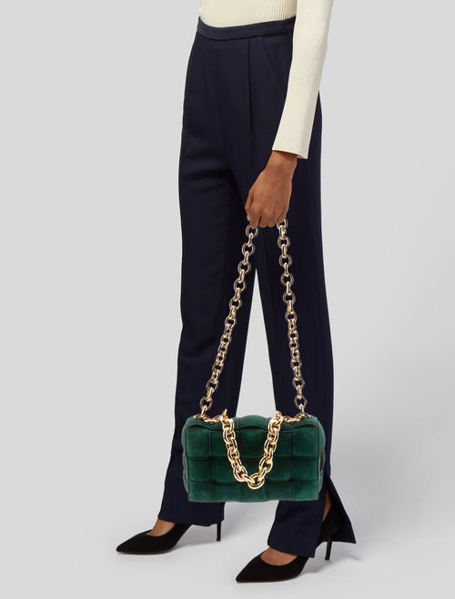 Bottega Veneta Leather Chain Padded Cassette