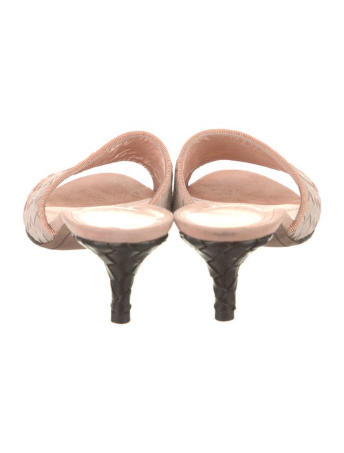 Bottega Veneta Intrecciato Weave Suede Slides