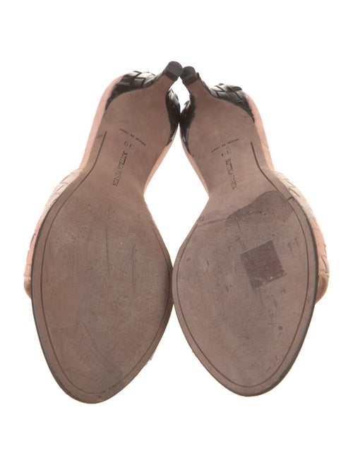 Bottega Veneta Intrecciato Weave Suede Slides