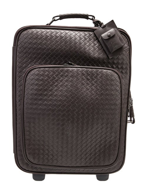 Bottega Veneta Intrecciato Leather Carry-On Trolly Suitcase