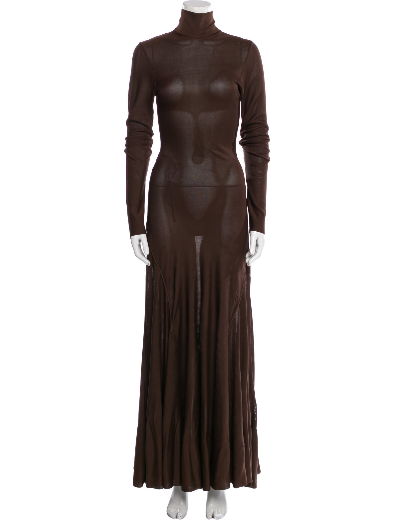 Bottega Veneta Turtleneck Long Dress