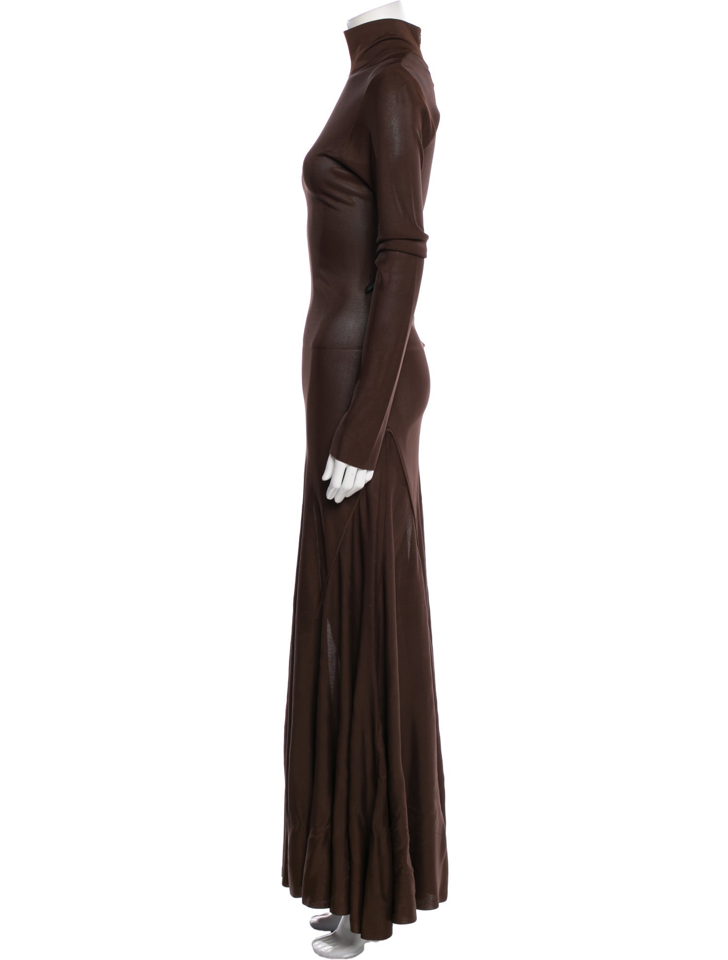 Bottega Veneta Turtleneck Long Dress