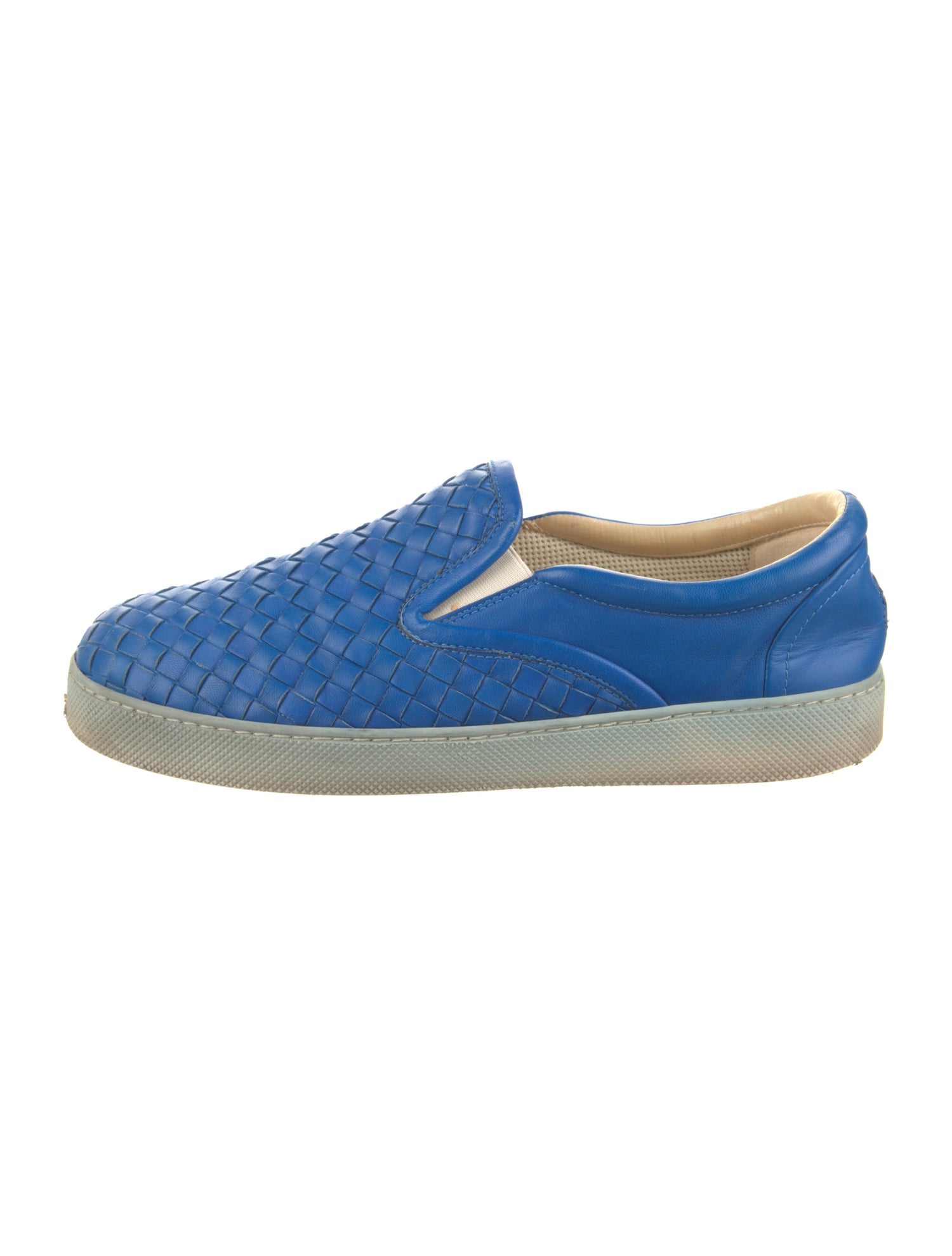 Bottega Veneta Intrecciato Weave Leather Sneakers
