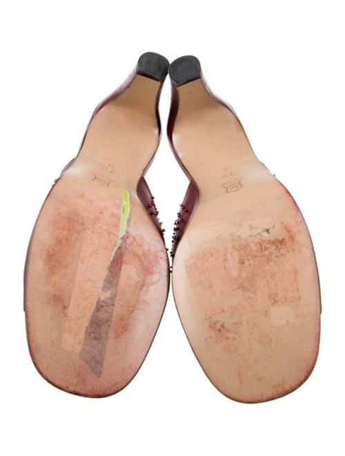 Bottega Veneta Leather Printed Slides