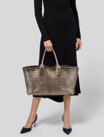 Bottega Veneta Intrecciato Cabat Large