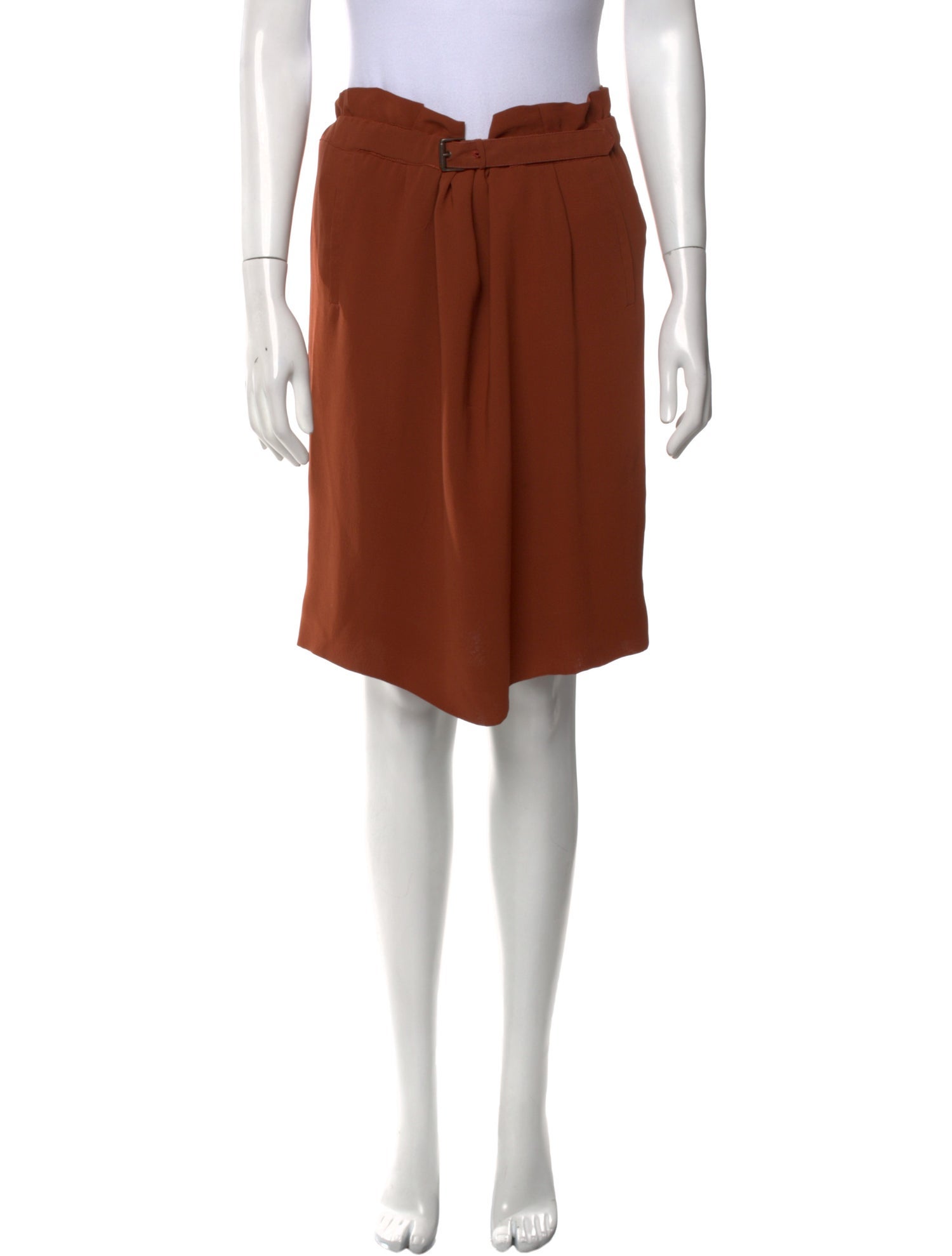 Bottega Veneta Silk Knee-Length Skirt