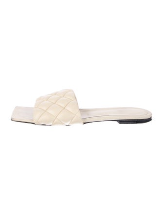 Bottega Veneta Padded Quilted Pattern Slides