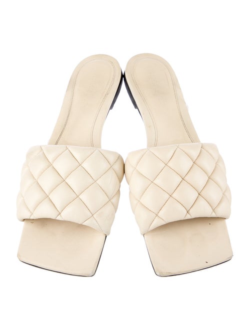 Bottega Veneta Padded Quilted Pattern Slides