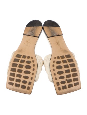 Bottega Veneta Padded Quilted Pattern Slides