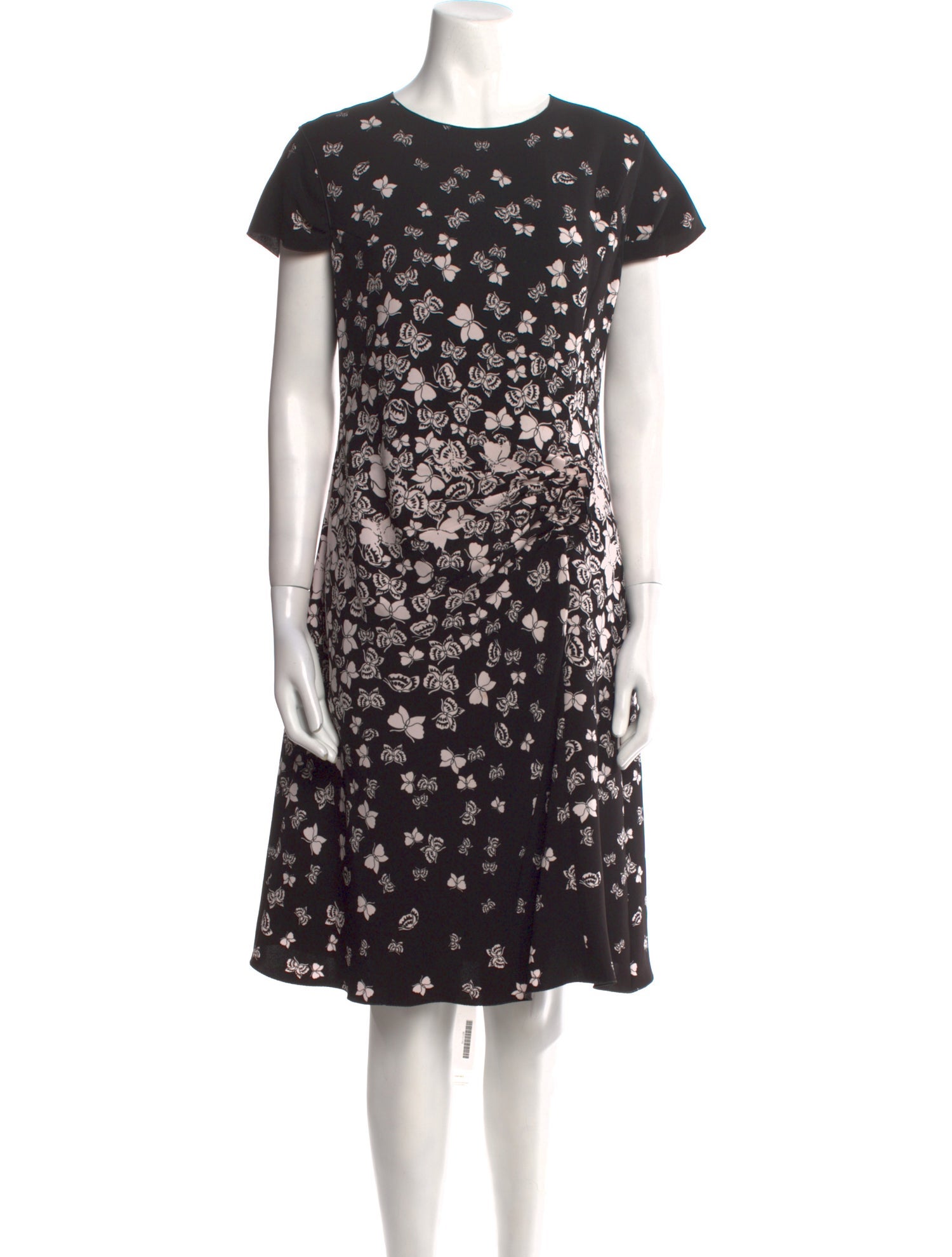 Bottega Veneta Floral Print Knee-Length Dress