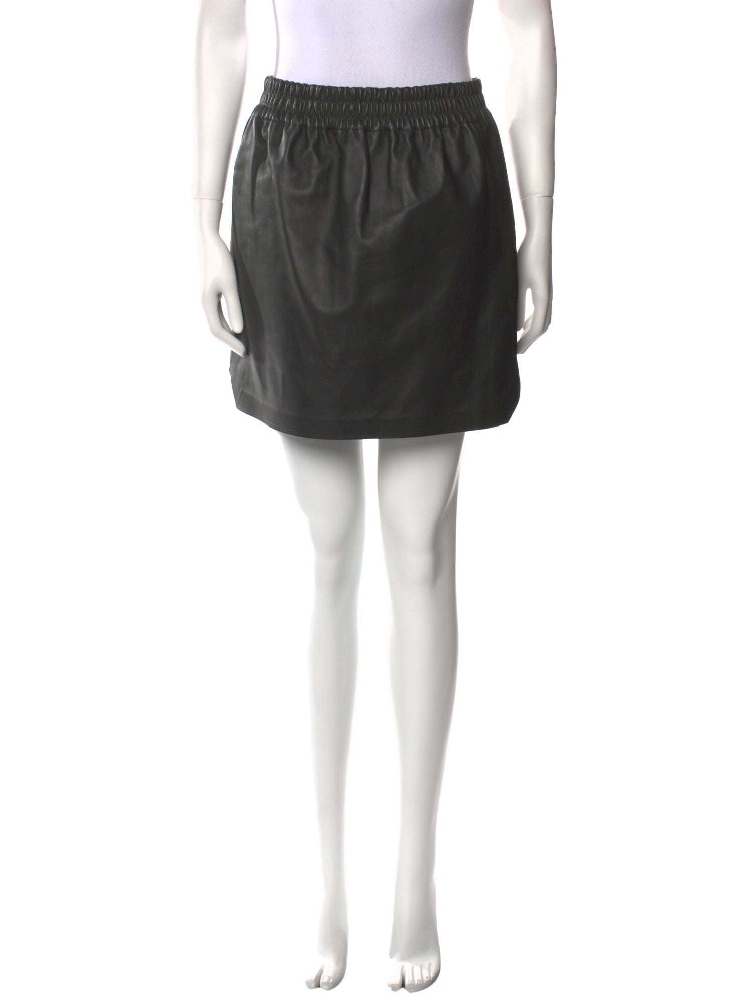 Bottega Veneta Leather Knee-Length Skirt