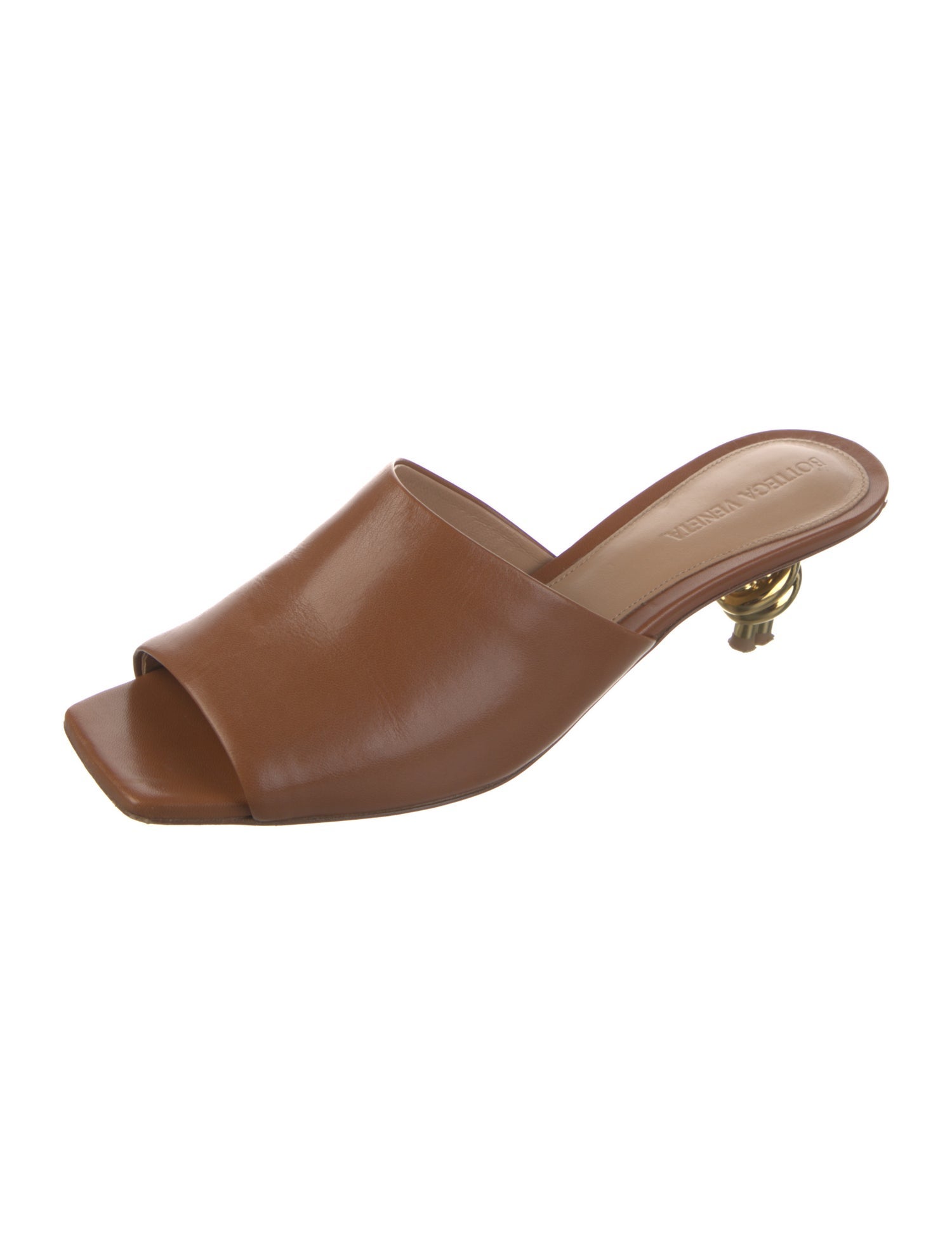 Bottega Veneta Leather Slides