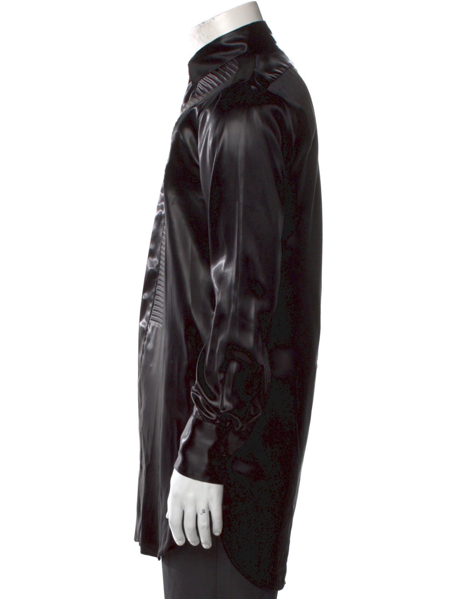 Bottega Veneta Striped Long Sleeve Tuxedo Shirt