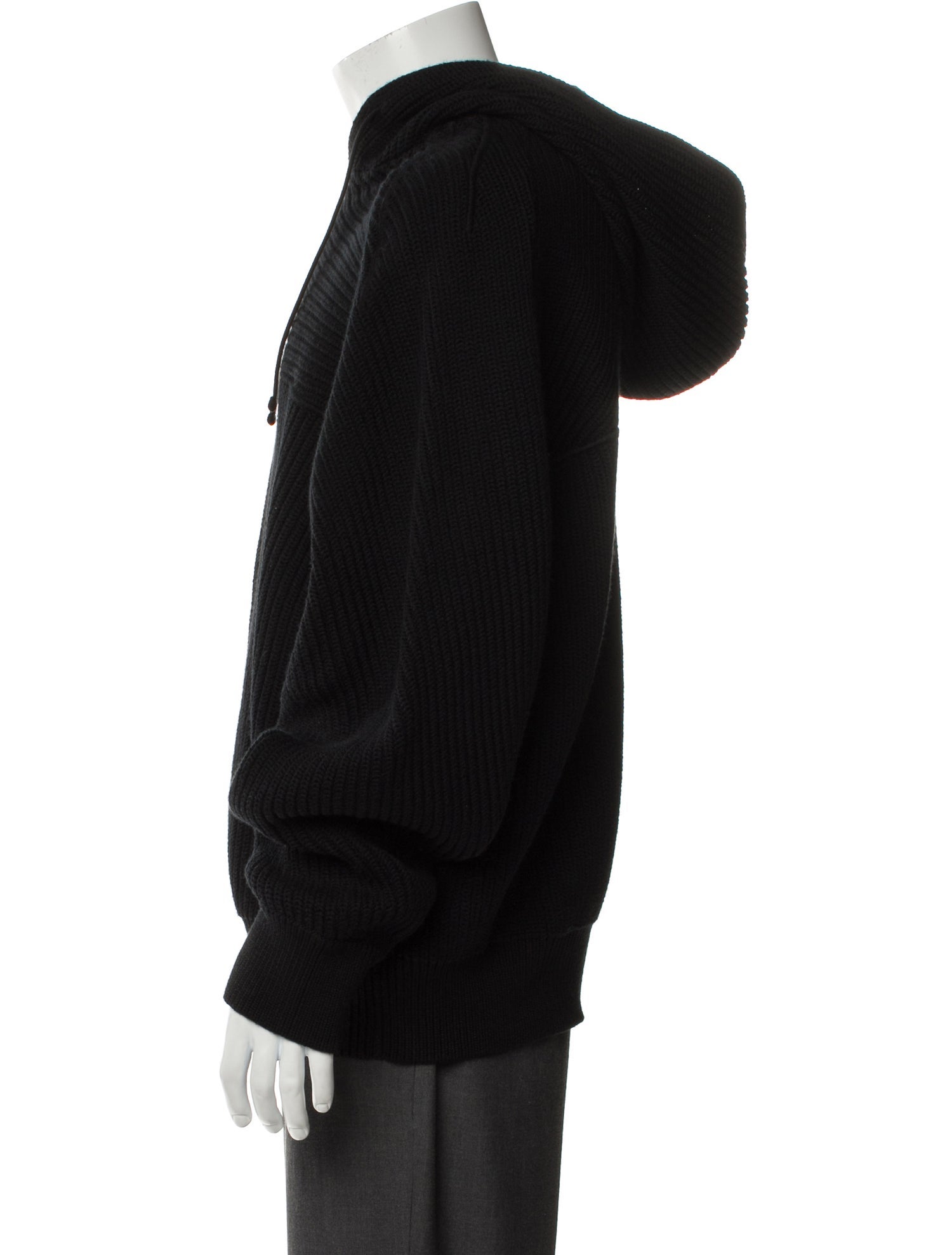 Bottega Veneta Wool V-Neck Hoodie w/ Tags