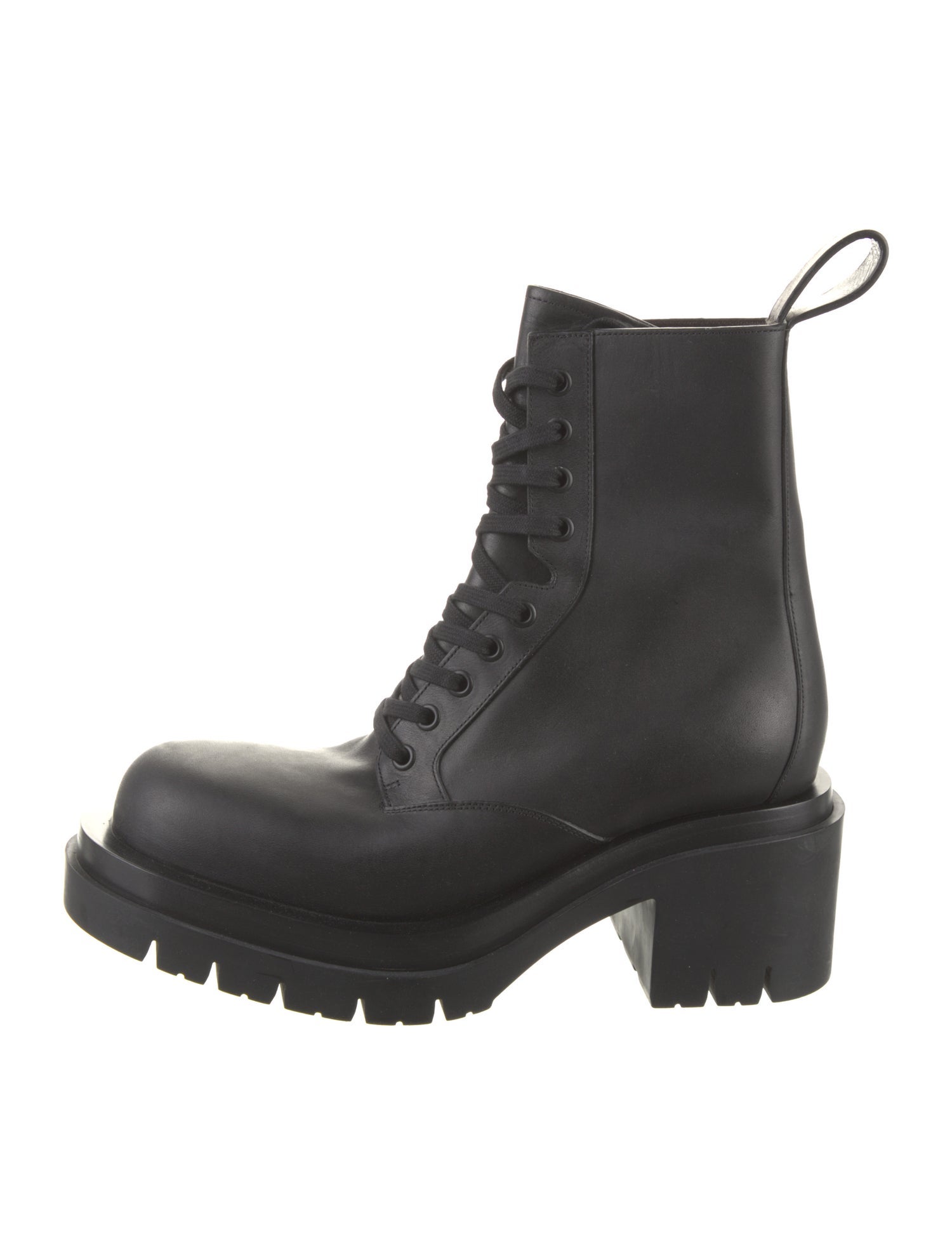 Bottega Veneta Leather Combat Boots