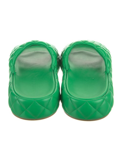 Bottega Veneta Quilted Pattern Leather Slides